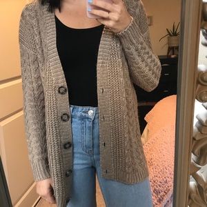 Knit cardigan